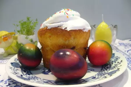 Пасхальные мини-куличики: шаг 7