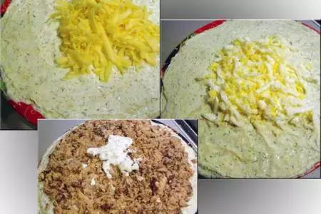 Салат с пикантным соусом и лавашом: шаг 11