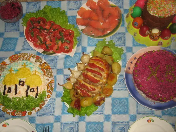 Праздничная свинина "гармошка": шаг 7
