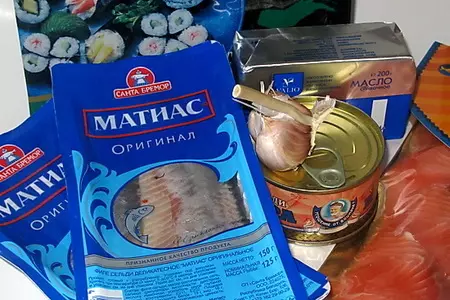 Рыбный мусс в листах нори: шаг 1