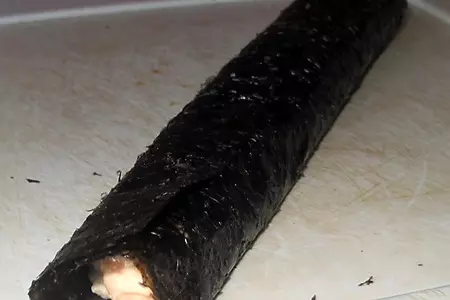 Рыбный мусс в листах нори: шаг 10