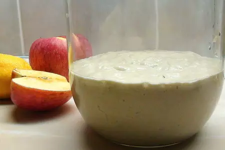 «случайная» закваска и хлебушек на ней.: шаг 3