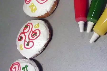 Медовые прянички в "веселой" глазури: шаг 6