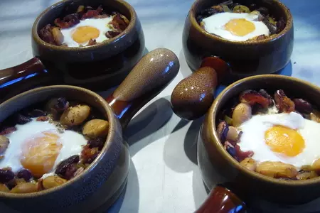 Фасоль, запеченная с яйцами: шаг 6
