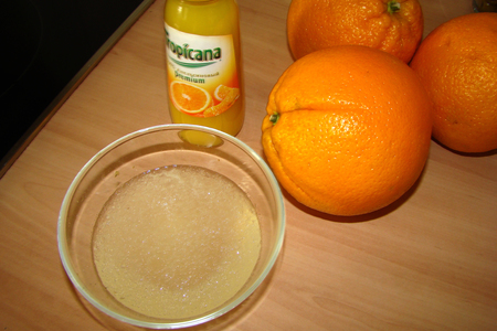 Апельсиновый желейный чизкейк наоборот: шаг 6