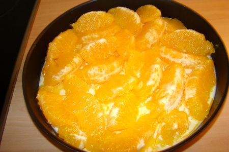 Апельсиновый желейный чизкейк наоборот: шаг 8