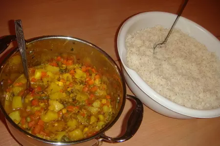 Овощное и яичное карри: шаг 8