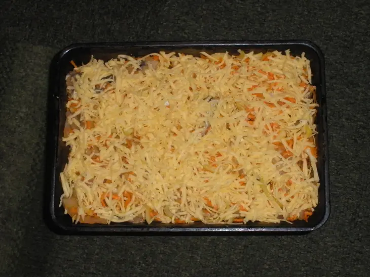 Рыба, запеченная с овощами: шаг 2