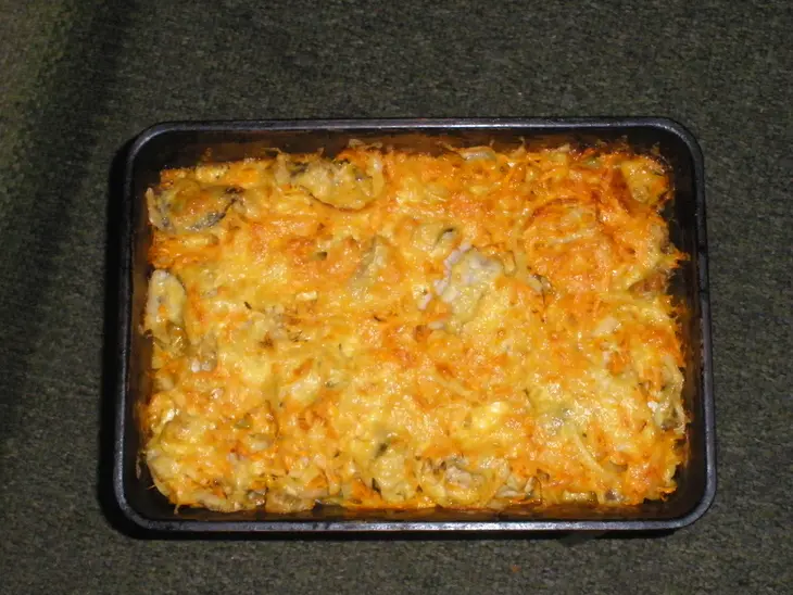 Рыба, запеченная с овощами: шаг 3