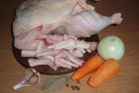 Холодец из курицы(для начинающих кулинаров): шаг 1