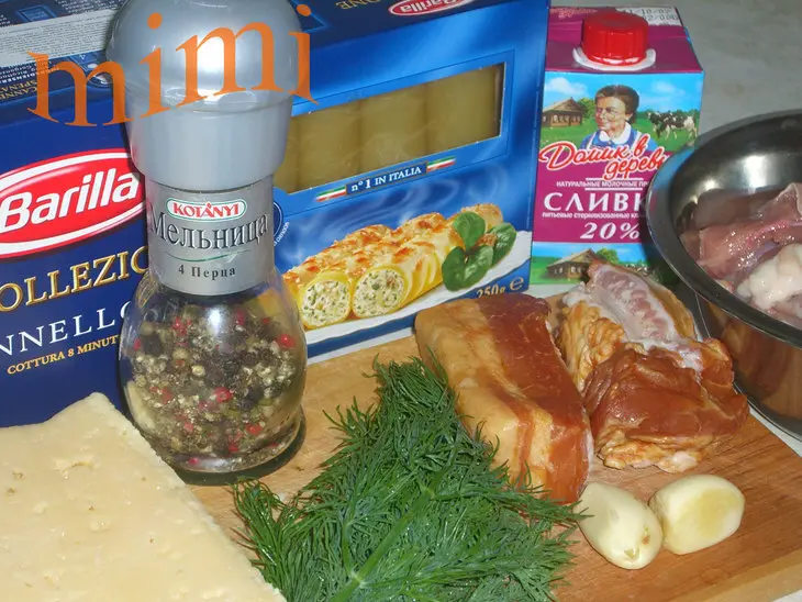 Канелони с курочкой: шаг 1