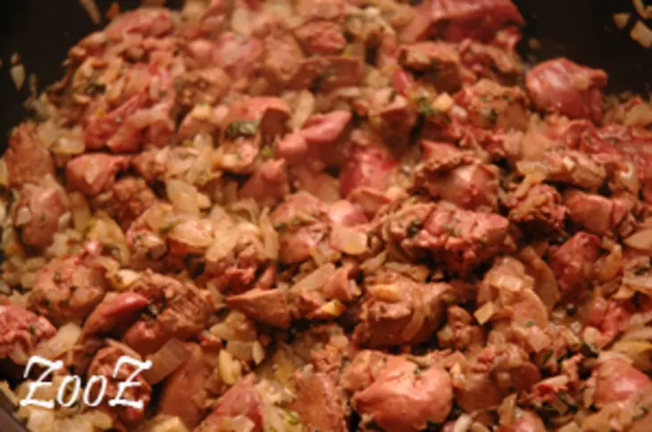 Ризотто с куриной печеночкой: шаг 5