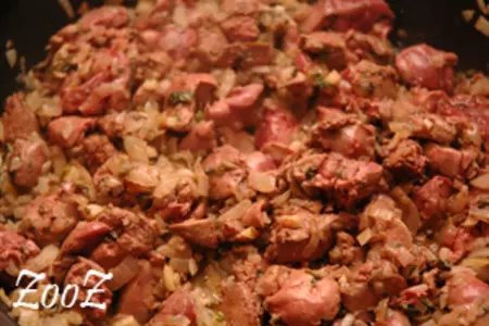 Ризотто с куриной печеночкой: шаг 5