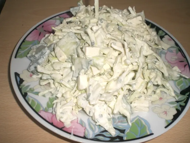 Салат из остроконечной капусты (spitzenkohl): шаг 4