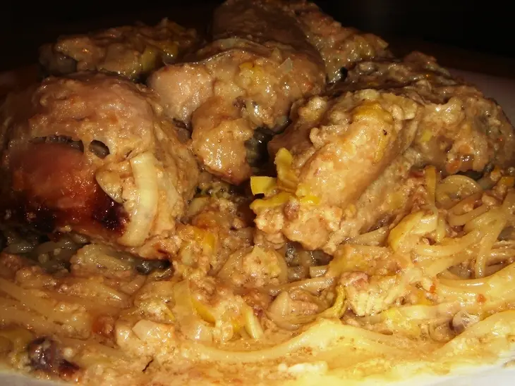 Курочка в арахисовом соусе: шаг 4