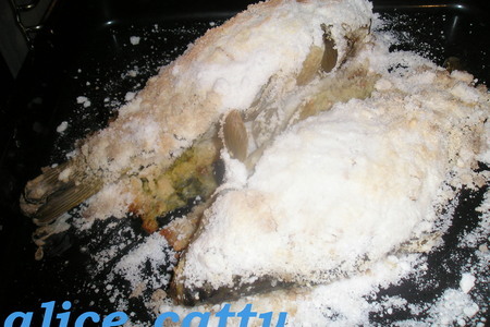 Карп в соляном панцире (рыба для ленивых): шаг 5