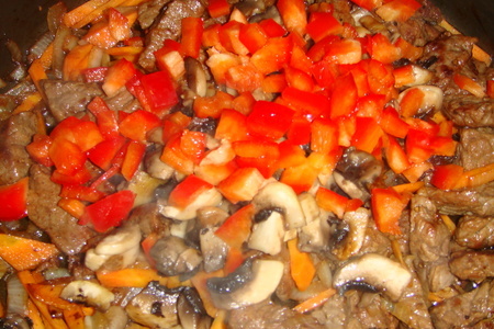 Рагу из говядины с грибами и овощами: шаг 5
