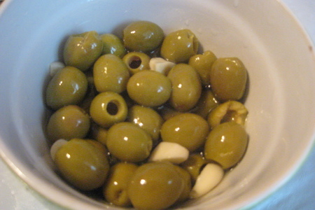 Оливковый паштет: шаг 1