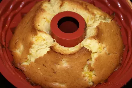Кекс с апельсинами, орехами и пропиткой: шаг 4