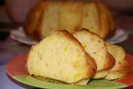 Кекс с апельсинами, орехами и пропиткой: шаг 7
