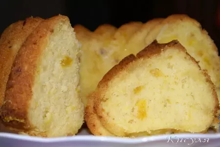 Кекс с апельсинами, орехами и пропиткой: шаг 8