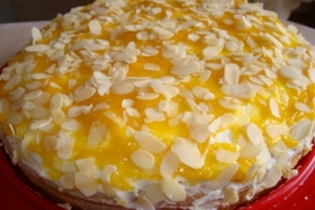 Пирог-торт с манго и творожным кремом "забава": шаг 7