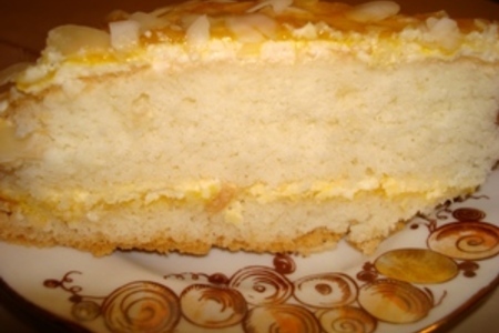 Пирог-торт с манго и творожным кремом "забава": шаг 8