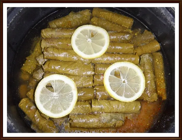 Yaprak sarma (сарма из виноградных листьев) традиционная турецкая: шаг 14