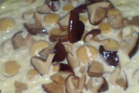 Цыплёнок по-домашнему,с маринованными грибами и сметаной: шаг 2