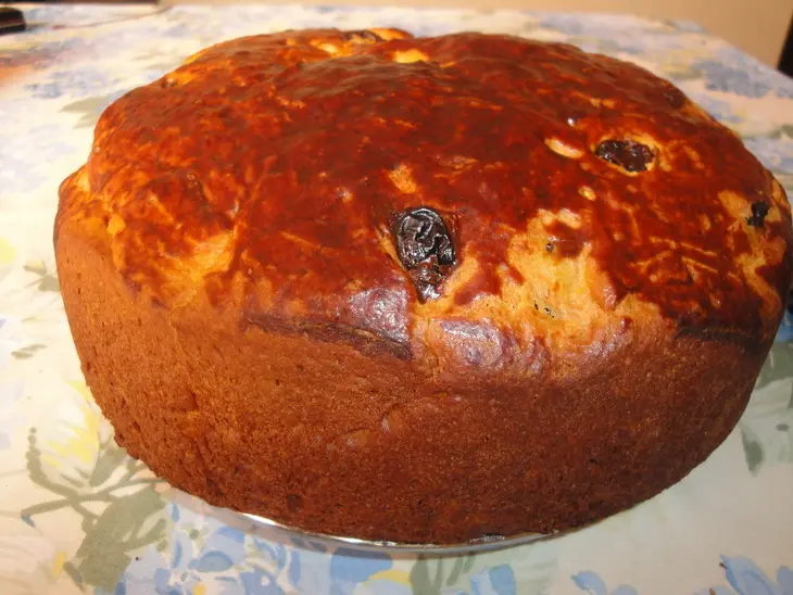 Сдобный кулич: шаг 1