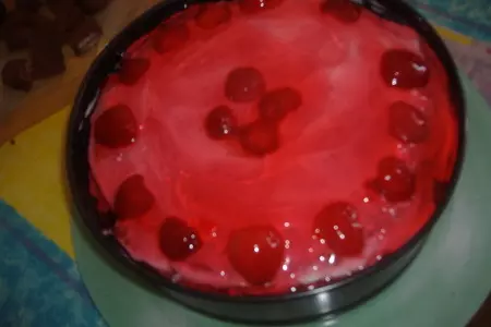 Торт клубничное наслаждение!: шаг 12