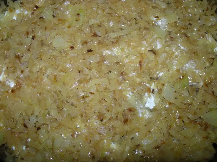 Запеканка с капустой и фаршем: шаг 2