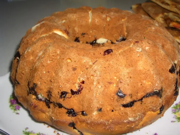 Лимонный кекс с черной смородиной: шаг 8
