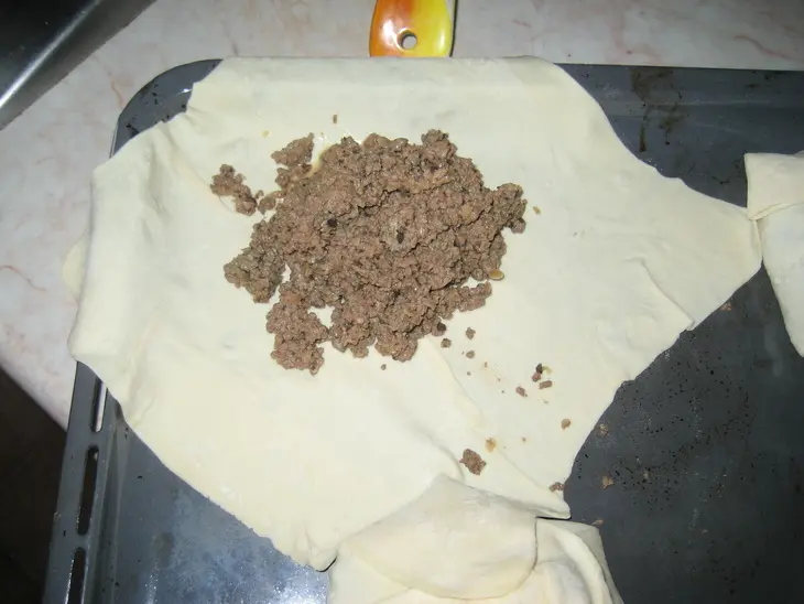 Хрустящий мешочек с мяском: шаг 3