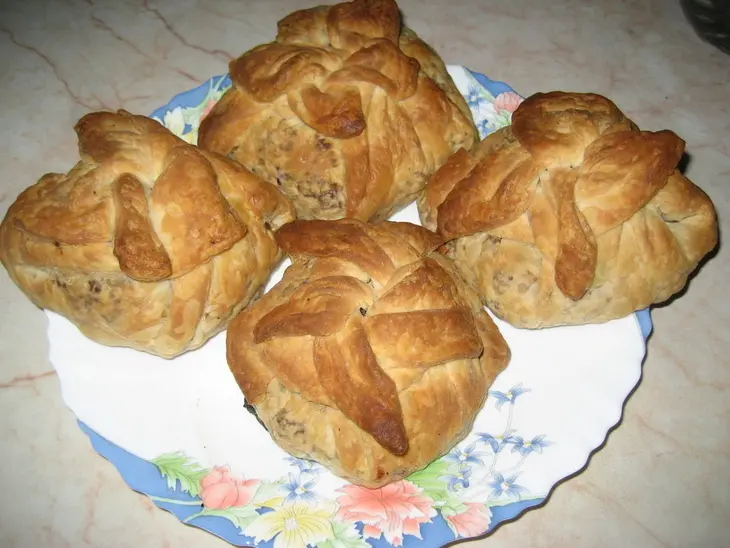 Хрустящий мешочек с мяском: шаг 5