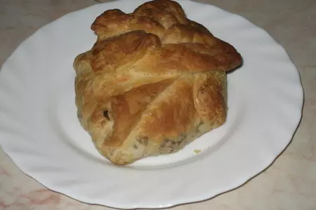 Хрустящий мешочек с мяском: шаг 6
