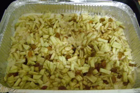 Яблочный пирог на песах: шаг 3