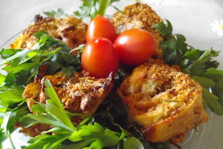 Крепес с сыром и кабачками: шаг 9