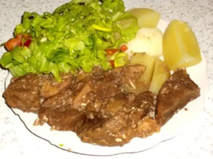 Баранина с айвой и орехами: шаг 4