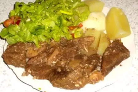 Баранина с айвой и орехами: шаг 4