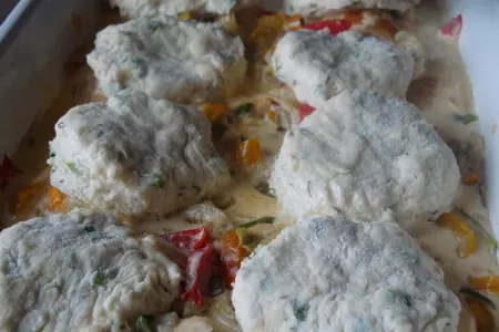 Паприкаш с куриными фрикадельками и булочками: шаг 6