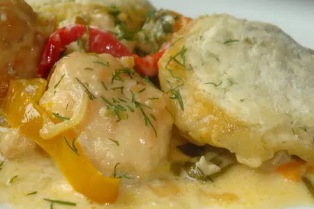 Паприкаш с куриными фрикадельками и булочками: шаг 9
