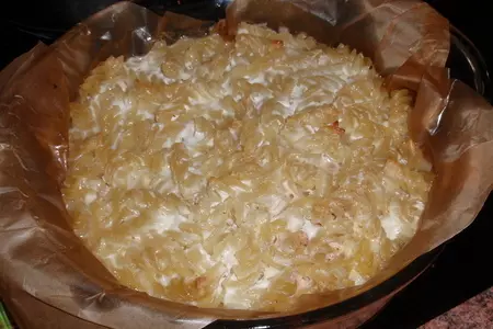 Запеканка "фантазия" с клубничным соусом: шаг 7