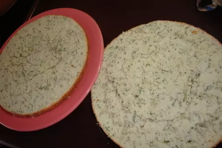 Мятный торт "киви, клубника и моя любовь"))): шаг 8