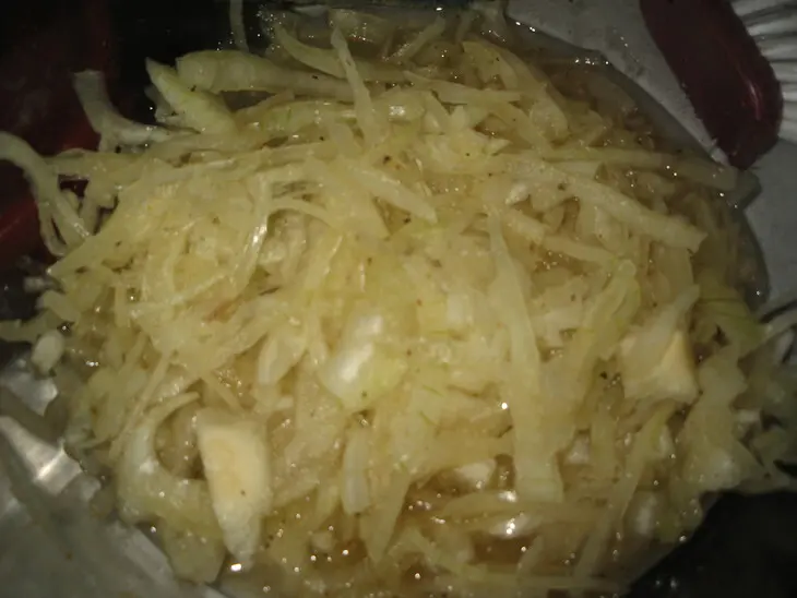 Салат с кальмаром (секрет приготовление кальмара): шаг 2