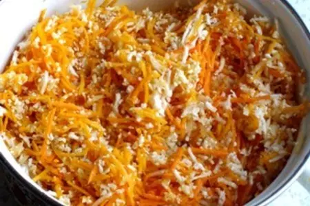 Салат витаминный из тыквы и цветной капусты: шаг 2