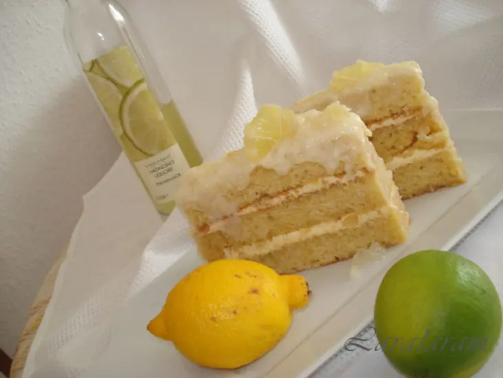Пирожное опера с лимонным ликёром  limoncello l'opéra: шаг 18