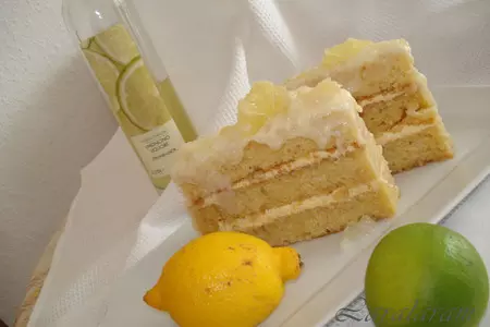 Пирожное опера с лимонным ликёром  limoncello l'opéra: шаг 18