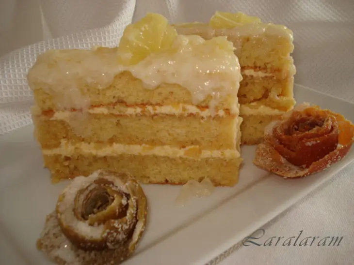 Пирожное опера с лимонным ликёром  limoncello l'opéra: шаг 19