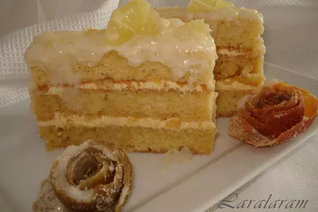 Пирожное опера с лимонным ликёром  limoncello l'opéra: шаг 19